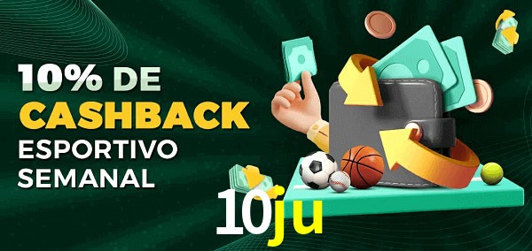 10% de bônus de cashback na 10ju